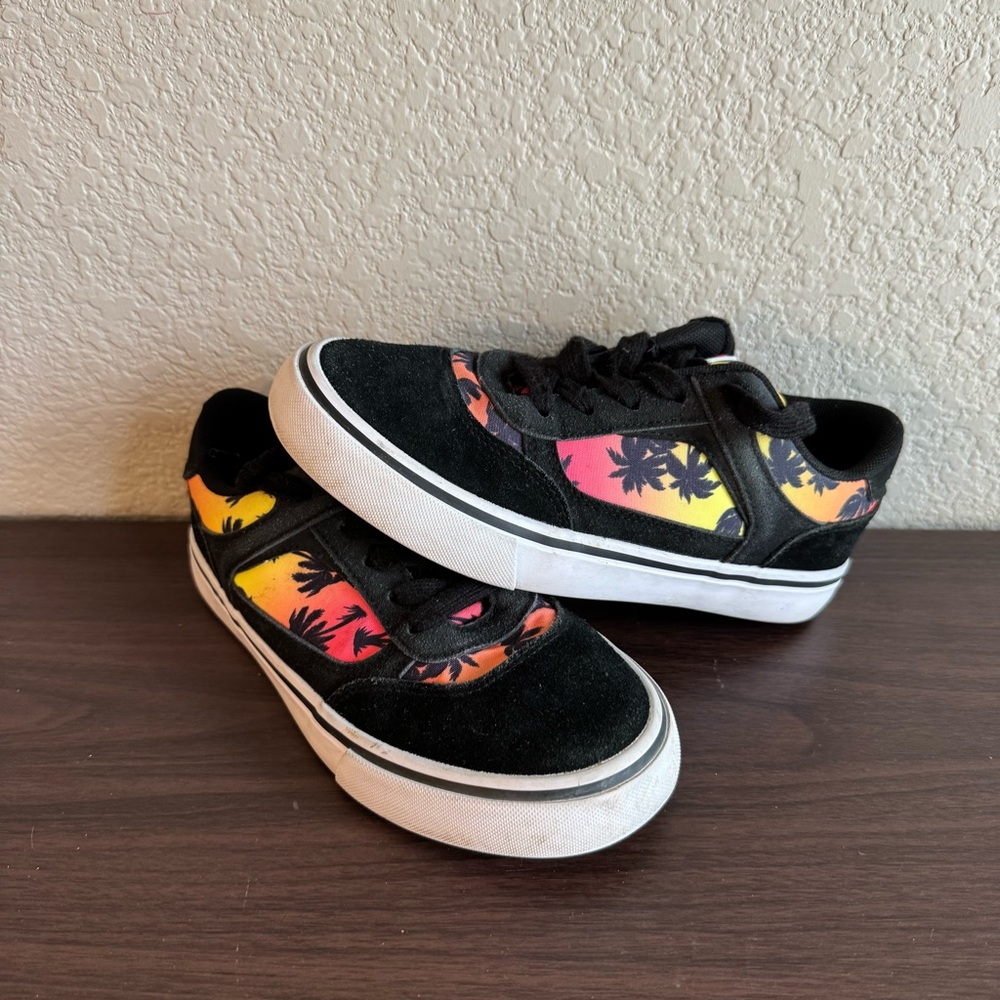 Airwalk Palm Tree Sneakers Black Skate Shoes Streetwear Casual‎ Shoes